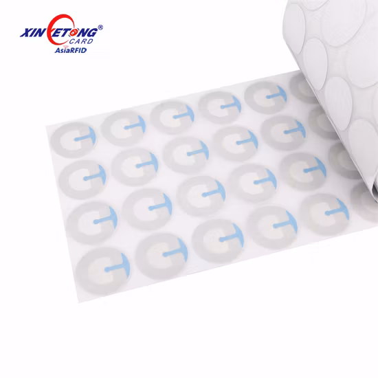 Supermarket 40*40mm EAS 8.2MHz Barcode Anti Theft Soft Sticker RF Label Cheap