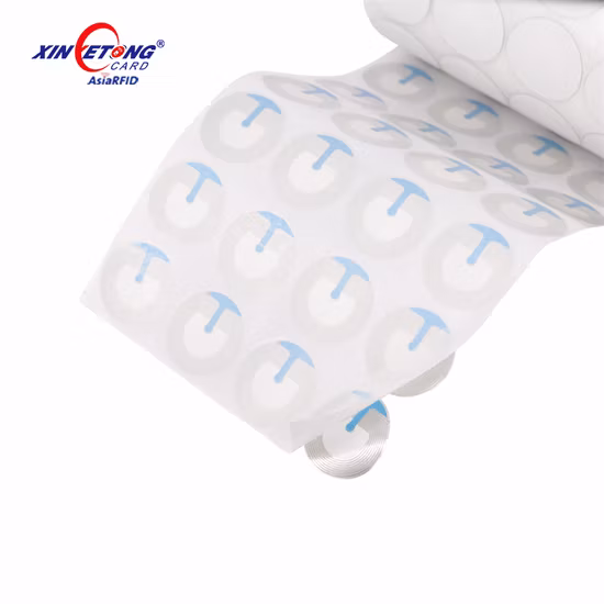 Supermarket 40*40mm EAS 8.2MHz Barcode Anti Theft Soft Sticker RF Label Cheap