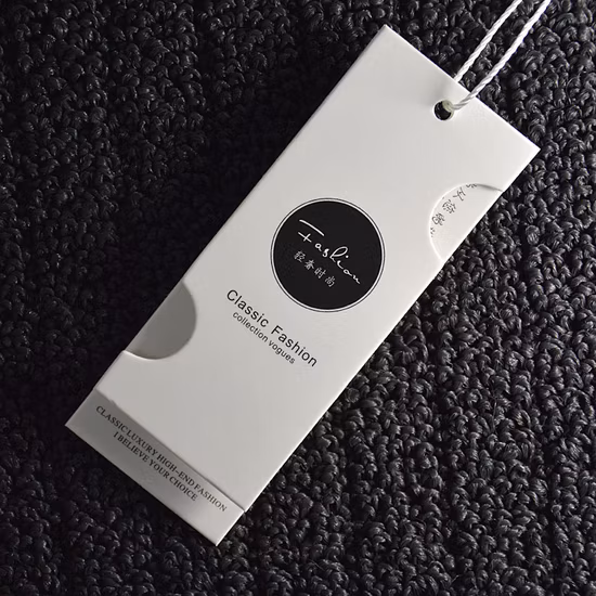 EAS RF 8.2MHz Security Tag Clothing Wovel Label Garment Anti-Theft Chip Inside Pocket RFID Label for Garment