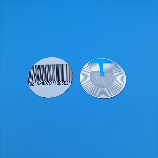 40*40mm Barcode EAS Anti Theft RF Label 8.2MHz RF Sticker Soft Label for Retail Security